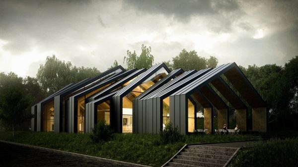 Барнхаус – это комфортный дом с экстерьером амбара, но в красивой современной стилистике Барнхаус – это комфортный дом с экстерьером амбара, но в красивой современной стилистике