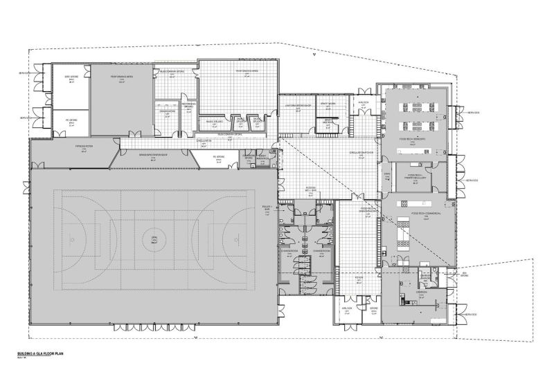 Брайтонская средняя школа в городе Баттери Пойнт, Австралия