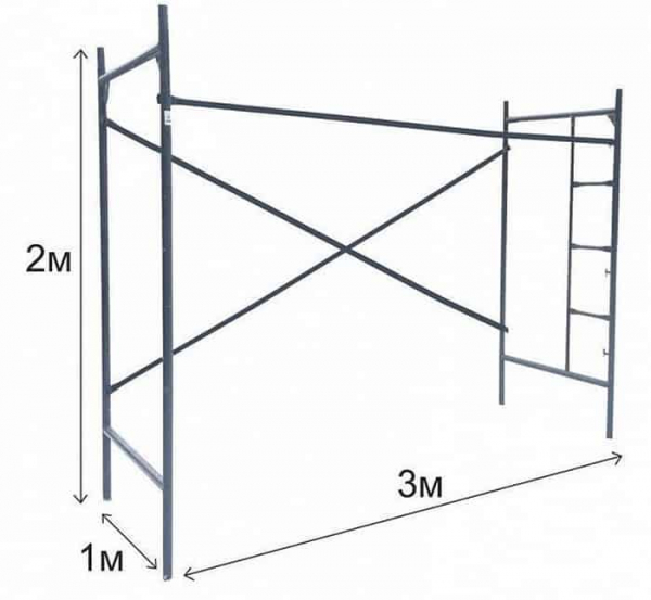 Как рассчитать площадь строительных лесов Как рассчитать площадь строительных лесов