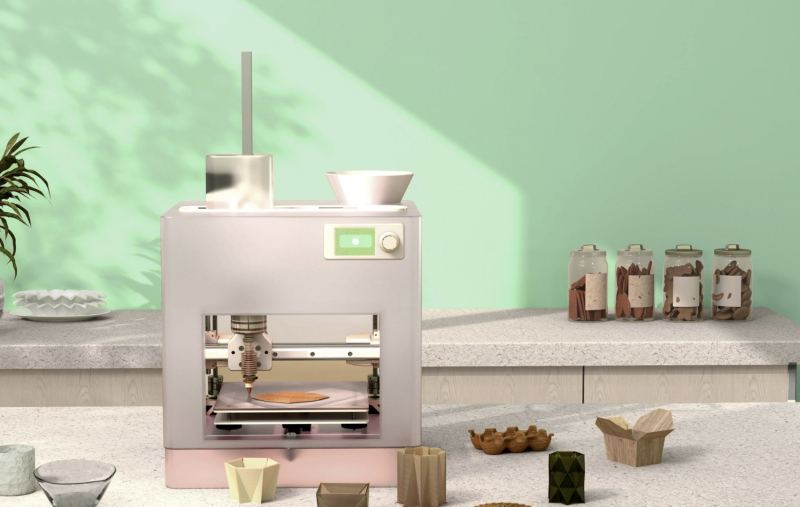 3D-принтер по проекту студентов MIT превращает пищевые отходы в бытовые предметы