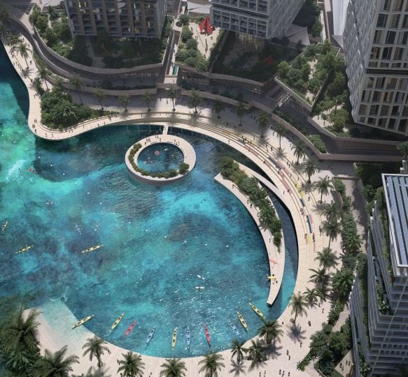 Архитекторы Snøhetta показали проект многофункционального квартала в Малайзии