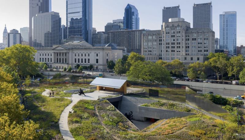 Herzog & de Meuron и Пит Удольф завершили проект арт-центра с садом в Филадельфии