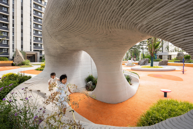 Общественный парк Боулдер (Boulder Park) в Цзинане, Китай