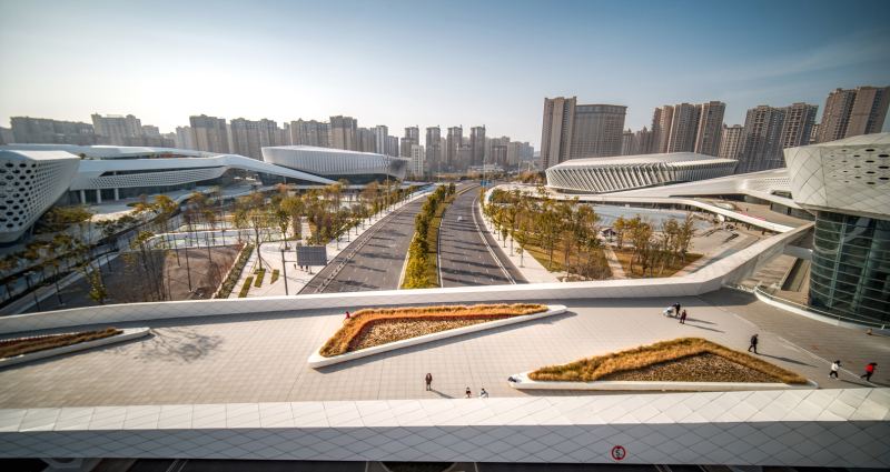 Спортивно-культурный комплекс Цзяньян в городе Чэнду, Китай