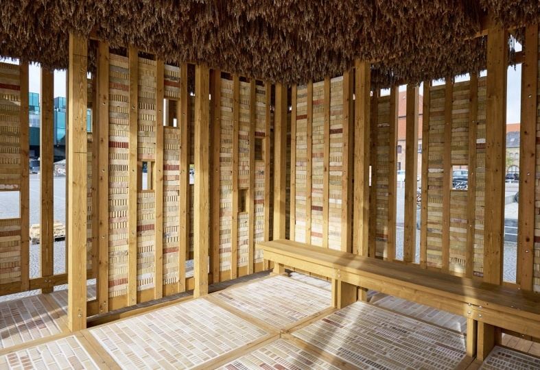 В Копенгагене построили павильон из вторичных материалов