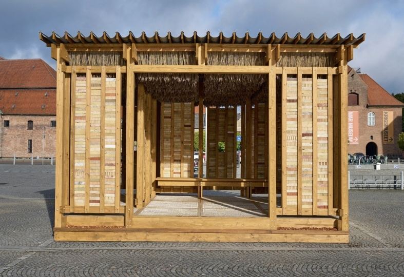 В Копенгагене построили павильон из вторичных материалов