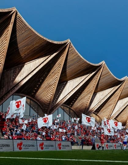 В префектуре Фукусима построят стадион из дерева