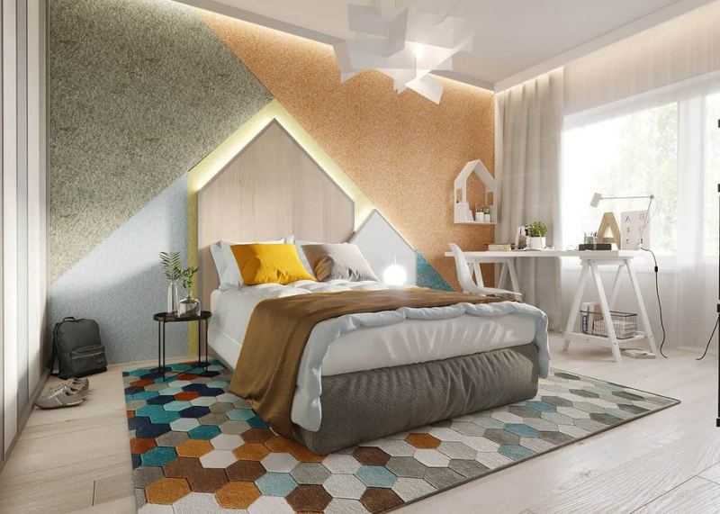 Жидкие обои в интерьере: плюсы и минусы, советы по применению (57 фото)