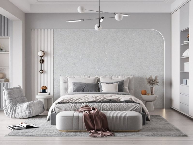 Жидкие обои в интерьере: плюсы и минусы, советы по применению (57 фото)