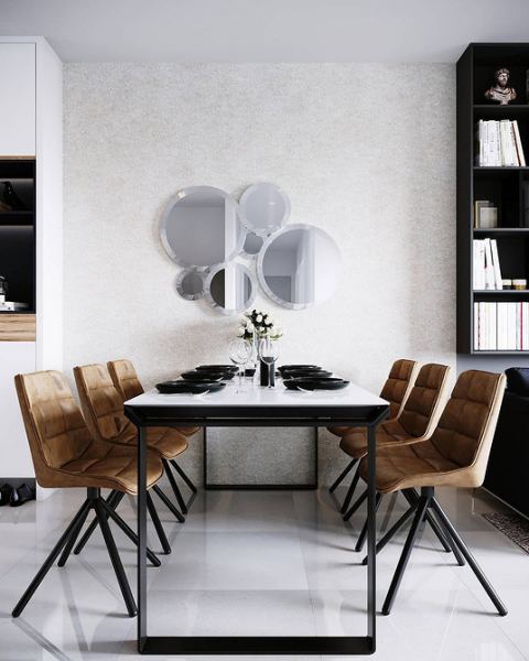 Жидкие обои в интерьере: плюсы и минусы, советы по применению (57 фото)