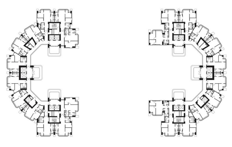 Жилые башни Grand Bayview Qianhai в городе Шэньчжэнь, Китай