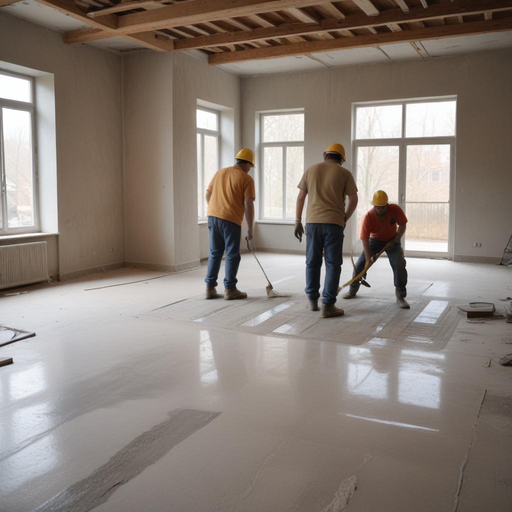 Стоимость полусухой стяжки пола: основные факторы и ориентиры