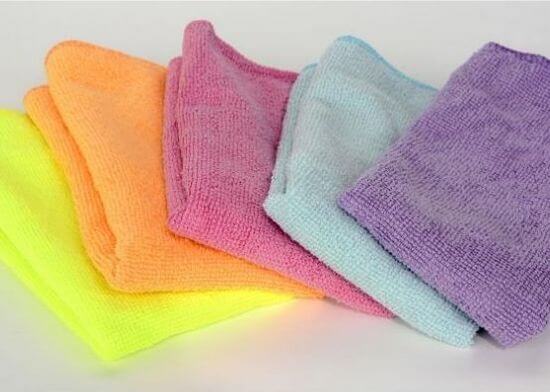 тряпки различных цветов