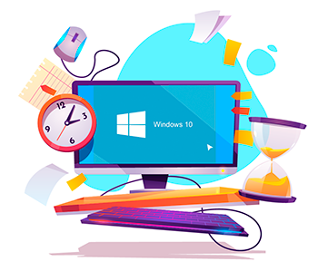 Откат системы Windows 10 к точке восстановления.